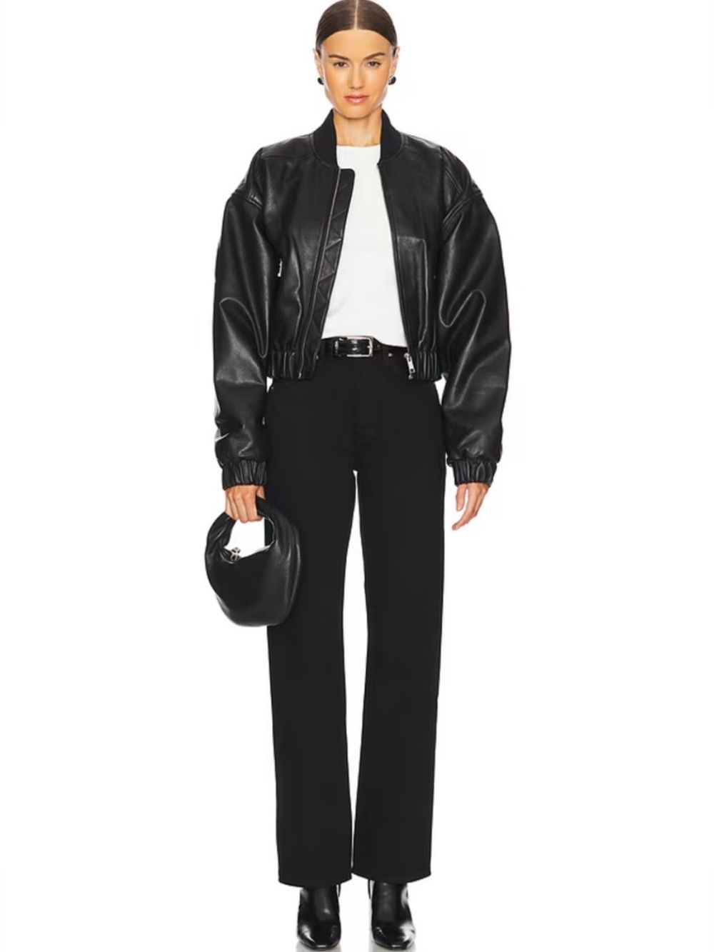 Re/Done 90s High Rise Loose Jeans Black Sz 28